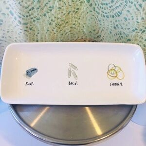 Rae Dunn Keep Hold Contain Dish office desk NWT trinket tray
